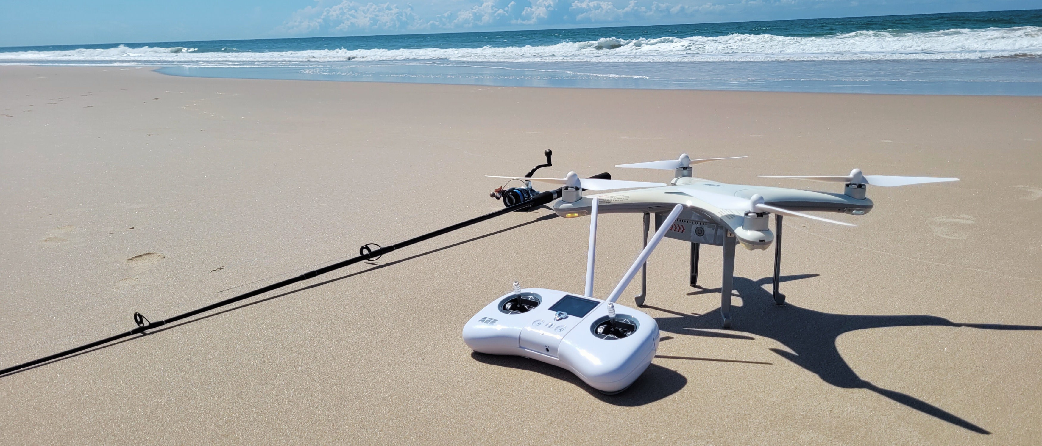 Fishing Drone ona Beach